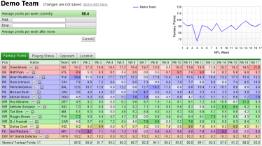 Lineup Calculator